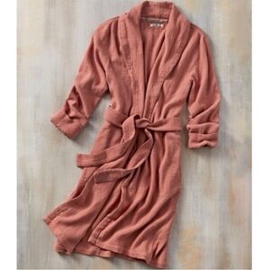 Carbon 2 Cobalt Gauzy 100% Cotton Cabana Robe XS/Small